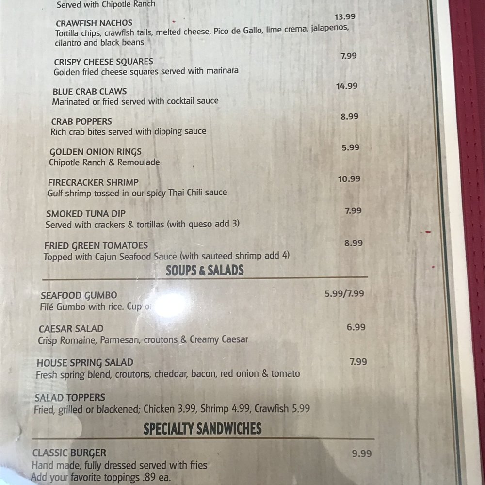 Bozos Too - Menu 2/4 - Seafood Near Me - Pascagoula, Mississippi Bozos Too - Menu 2/4 - Seafood Near Me - Pascagoula, Mississippi