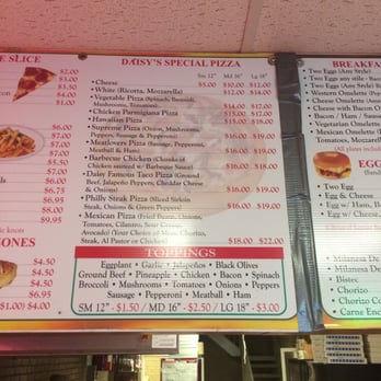 Daisy's Pizza Place - menu and prices - Pizza Near Me - Bronx, New York