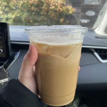 Rollin Dough Baking Company - Iced vanilla latte, 12oz - Bakeries Near Me - Fort Bragg, California Rollin Dough Baking Company - Iced vanilla latte, 12oz - Bakeries Near Me - Fort Bragg, California