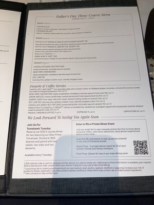 Menu photo 7 Fleming’s Prime Steakhouse & Wine Bar Memphis, TN
