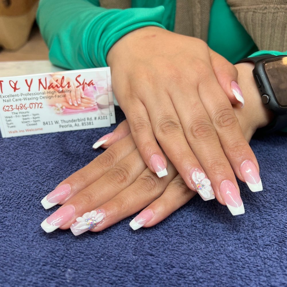 T & Y Nail Spa - My nails after they're done. - Nail Salons Near Me - Peoria, Arizona T & Y Nail Spa - My nails after they're done. - Nail Salons Near Me - Peoria, Arizona