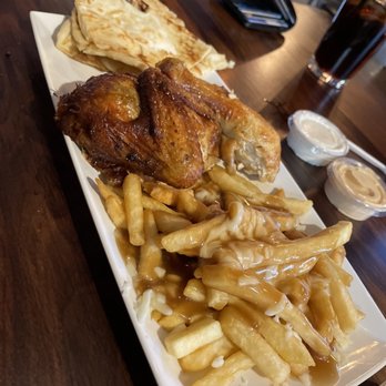 The Chicken Koop - Totally forgot what this plate was called and yes that's gravy on top of the fries - New American Near Me - Whittier, California The Chicken Koop - Totally forgot what this plate was called and yes that's gravy on top of the fries - New American Near Me - Whittier, California