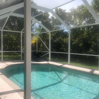 Everglade Screen and Window - After photo. Completely new screen replacement and expert pressure washing! - Patio Coverings Near Me - Fort Lauderdale, Florida Everglade Screen and Window - After photo. Completely new screen replacement and expert pressure washing! - Patio Coverings Near Me - Fort Lauderdale, Florida
