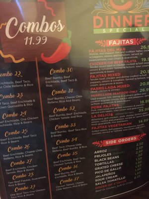 Menu photo 6 Rinconcito Mexicano Odenton, MD