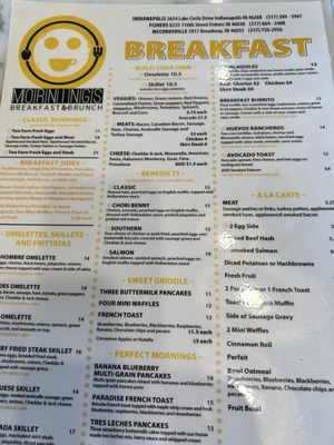 Menu photo 7 Mornings Breakfast & Brunch Fishers, IN Menu photo 7 Mornings Breakfast & Brunch Fishers, IN