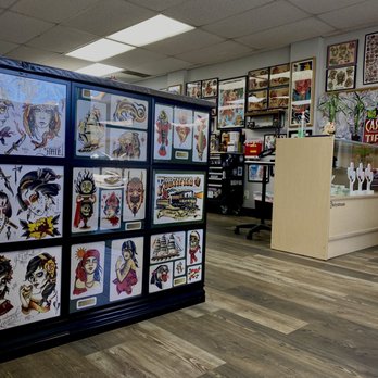 Luckys Tattoo - Inside when you walk in - Tattoo Near Me - Santa Susana, California