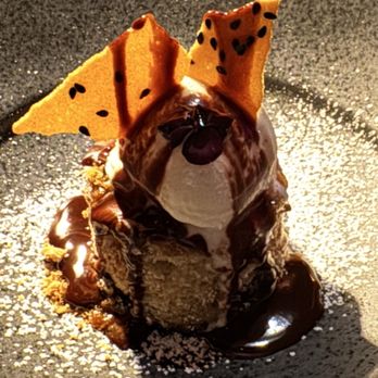Blackbird Modern Asian - Banana cake with sesame ice cream - Bars Near Me - Jupiter, Florida Blackbird Modern Asian - Banana cake with sesame ice cream - Bars Near Me - Jupiter, Florida