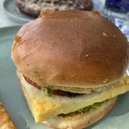 Veggie breakfast sandwich Veggie breakfast sandwich
