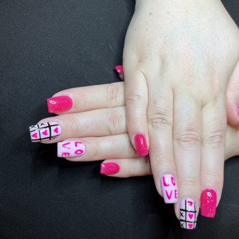 NT Nails & Spa - Valentine nails looking sharp!! - Nail Salons Near Me - Houston, Texas NT Nails & Spa - Valentine nails looking sharp!! - Nail Salons Near Me - Houston, Texas