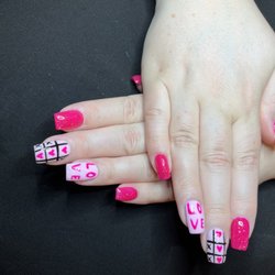NT Nails & Spa - Valentine nails looking sharp!!