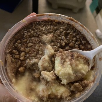Falafel Stop - Grainy looking Bavarian cream - Falafel Near Me - Sunnyvale, California