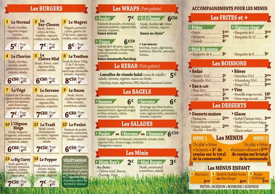 Menu photo 1 Garden Burger Andernos-les-Bains, 33