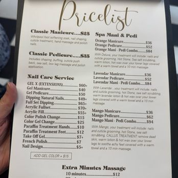 Amazing Nails - Price list - Nail Salons Near Me - San Rafael, California