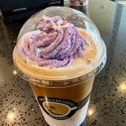 Iced ube drink - delicious!
