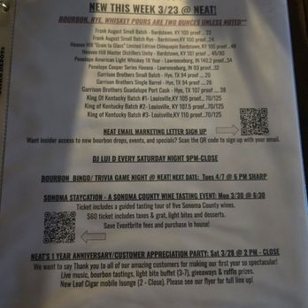 Neat Bourbon Bar - As of 4/1/26 - Wine Bars Near Me - Myrtle Beach, South Carolina
