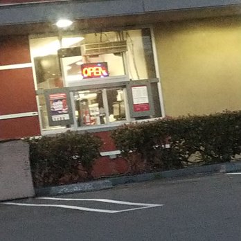 Jack in the Box - Fully lit up dining room and "open" light on. Staff inside. - Burgers Near Me - South San Francisco, California Jack in the Box - Fully lit up dining room and "open" light on. Staff inside. - Burgers Near Me - South San Francisco, California