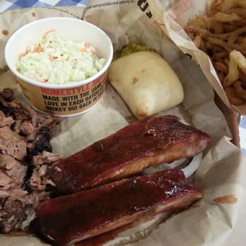 Dickey's Barbecue Pit - 2 meats plate - Barbeque Near Me - Elk Grove, California Dickey's Barbecue Pit - 2 meats plate - Barbeque Near Me - Elk Grove, California