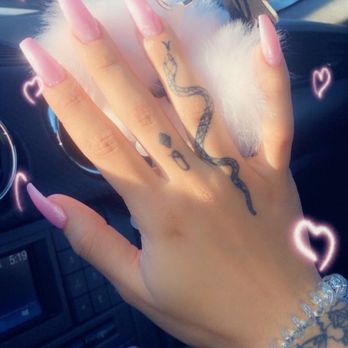 Me-Eco Nailbar - Pink sparkly coffin nails - Nail Salons Near Me - Mission Viejo, California Me-Eco Nailbar - Pink sparkly coffin nails - Nail Salons Near Me - Mission Viejo, California