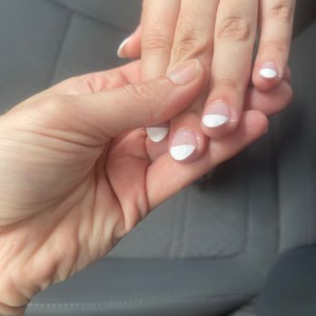 NOA Nail Spa - Nail polish all over skin, paint not going all the way to end of nail, and pointy nail when asked for oval!! - Nail Salons Near Me - Concord, North Carolina NOA Nail Spa - Nail polish all over skin, paint not going all the way to end of nail, and pointy nail when asked for oval!! - Nail Salons Near Me - Concord, North Carolina