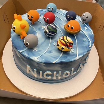 Ruby Bakery - I order white cake with strawberries for filling. The design wonderful! Thank you. (Planets are from different place) BEST! - Bakeries Near Me - Los Angeles, California