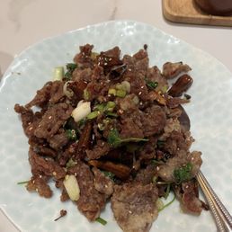 Mala crispy beef Mala crispy beef