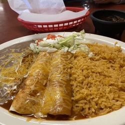 Mariachi Fiesta - The number 9,  burrito and enchilada.