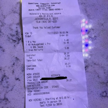 McDonald's - Fast Food Near Me - Saint Johns, Florida