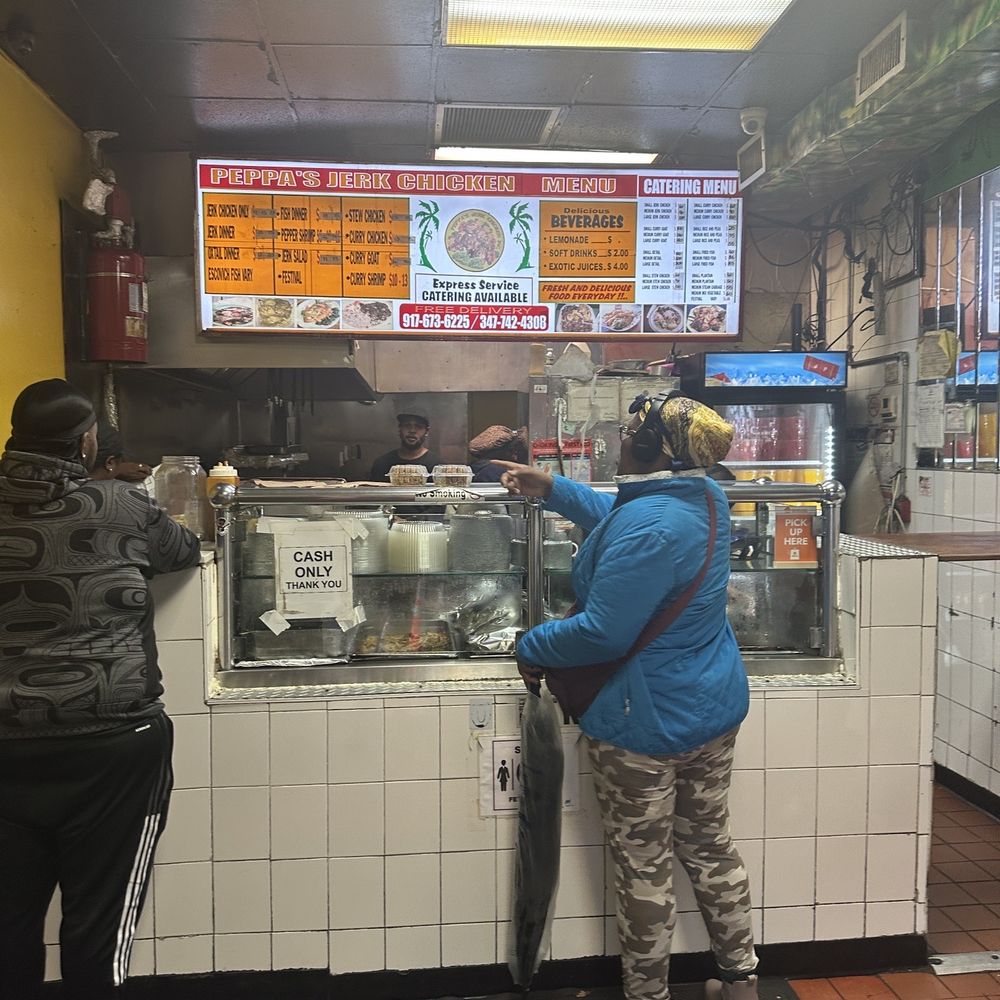 Peppa's Jerk Chicken Restaurant - Inside - Caribbean Near Me - Brooklyn, New York