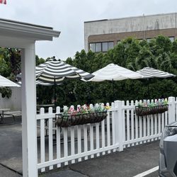 Right hand side patio