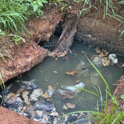 Quality Septic Tank - Hole where the lid should be.