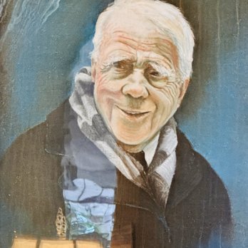 Morgan's Tavern - 9/26 portrait of Robert Frost - New American Near Me - Middlebury, Vermont Morgan's Tavern - 9/26 portrait of Robert Frost - New American Near Me - Middlebury, Vermont