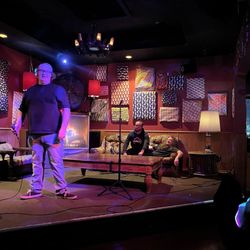 Monkey Pants Bar & Grill - Karaoke stage