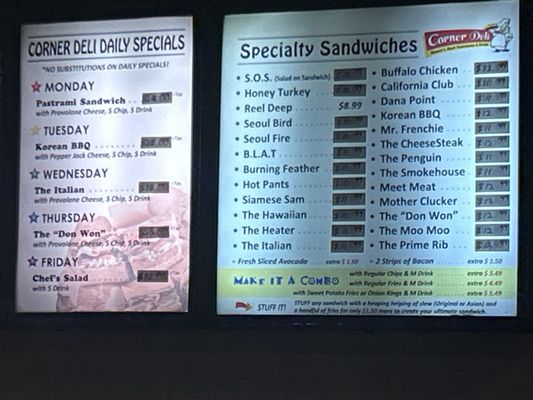 Menu photo 6 Corner Deli Ontario, CA Menu photo 6 Corner Deli Ontario, CA