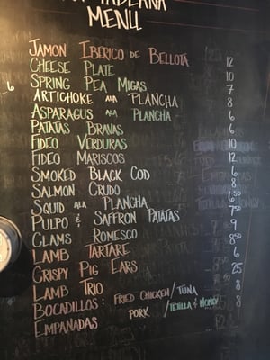 Menu photo 4 La Taberna Napa, CA