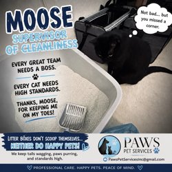 Paws Pet Services - Cat litter box pet sitting