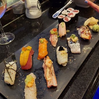 Osaka - a variety of sushi on a tray - Japanese Near Me - Shoreham, New York