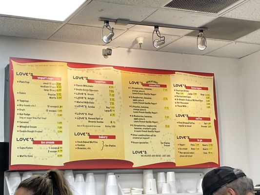 Menu photo 2 Love's Yogurt Glenview, IL Menu photo 2 Love's Yogurt Glenview, IL