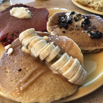 The Jagged Fork - I. G. 3 Sampler Pancakes...outstanding and highly recommended. - Breakfast & Brunch Near Me - Ann Arbor, Michigan The Jagged Fork - I. G. 3 Sampler Pancakes...outstanding and highly recommended. - Breakfast & Brunch Near Me - Ann Arbor, Michigan