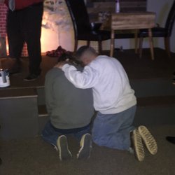 Potter's House Christian Fellowship Church - Praying with a precious soul. Jesus can do a miracle in your life.