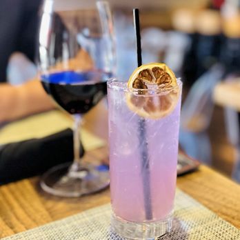Biggest Little Steakhouse - Lavender cocktail - Steakhouses Near Me - Reno, Nevada