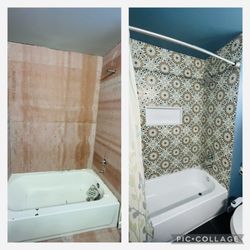 Kitchen & Bath Restoration - New tub surround installation