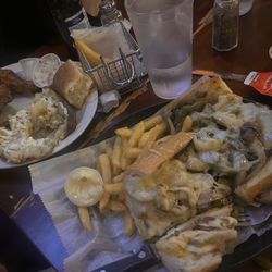 Brewhaus 31 - Philly steak and broasted chicken.