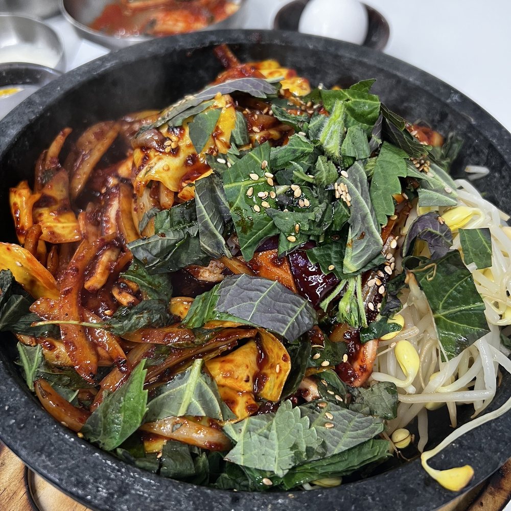 Yoo's Place - Squid hot stone pot - Korean Near Me - Irvine, California Yoo's Place - Squid hot stone pot - Korean Near Me - Irvine, California