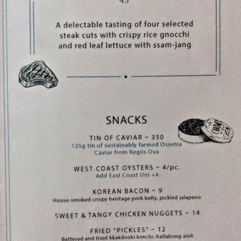 Undercote - Menu 2019 Sep - Speakeasies Near Me - New York, New York