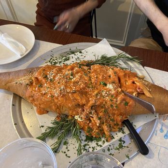 Amano - Baked ziti gondola - Pizza Near Me - Las Vegas, Nevada