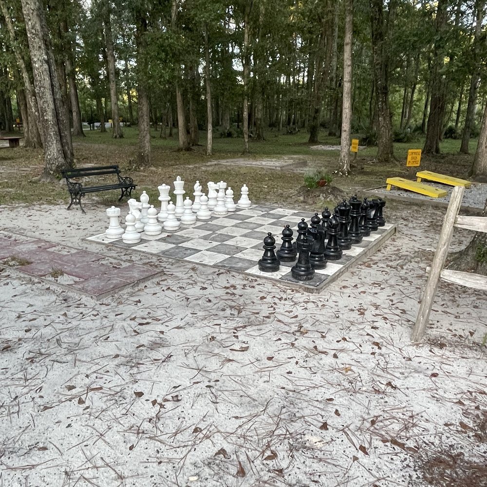 Point South KOA - Life size chess - Campgrounds Near Me - Yemassee, South Carolina Point South KOA - Life size chess - Campgrounds Near Me - Yemassee, South Carolina
