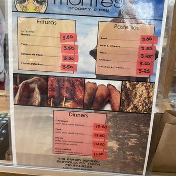 Montes Grocery & Deli - Menu - International Grocery Near Me - Buffalo, New York
