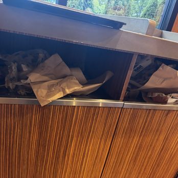Habit Burger & Grill - Garbage overflowing - Salad Near Me - Silverdale, Washington Habit Burger & Grill - Garbage overflowing - Salad Near Me - Silverdale, Washington