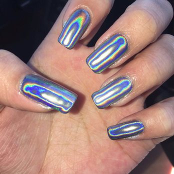 Icon Nails - Holographic Nails!! - Nail Salons Near Me - Sherwood, Oregon Icon Nails - Holographic Nails!! - Nail Salons Near Me - Sherwood, Oregon