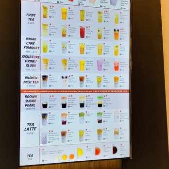 Yi Fang Taiwan Fruit Tea - Menu - Bubble Tea Near Me - Markham, Ontario